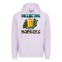 Lilac drinking buddies with beer Premium Hoodie - HRA Design Shop
