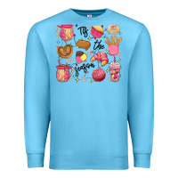 Ocean Blue mexican christmas'tis the season Premium Sweatshirt - MaliasSmallBusiness
