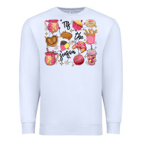 White mexican christmas'tis the season Premium Sweatshirt - MaliasSmallBusiness