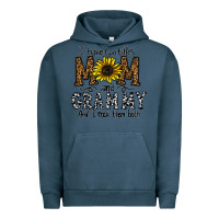 Pigment Midnight Navy i have two titles mom and grmmh and i rock them both Urban Hoodie - CowhideDigitalArt