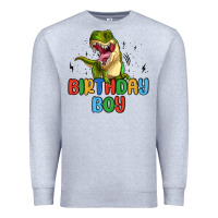 Heather Grey birthday boy Premium Sweatshirt - MaliasSmallBusiness
