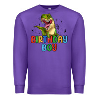 Purple birthday boy Premium Sweatshirt - MaliasSmallBusiness