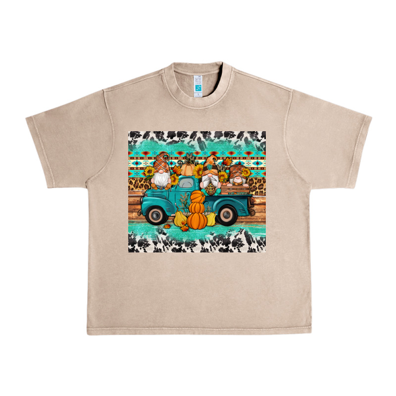 Western Fall Truck Gnomes Tumbler Urban Heavy Tee by Artiststas | Teevron