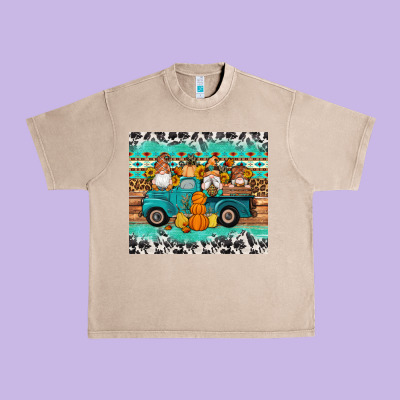 Western Fall Truck Gnomes Tumbler Urban Heavy Tee Designed By Artiststas