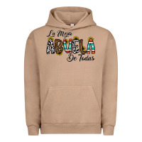 Pigment Burro la mejor abuela de todas Urban Hoodie - CowhideDigitalArt