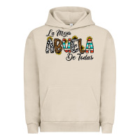 Pigment French Oak la mejor abuela de todas Urban Hoodie - CowhideDigitalArt