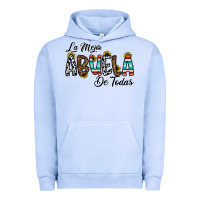 Pigment Grape Ice la mejor abuela de todas Urban Hoodie - CowhideDigitalArt