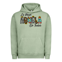 Pigment Oil Green la mejor abuela de todas Urban Hoodie - CowhideDigitalArt