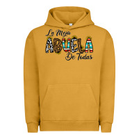 Pigment Peanut Butter la mejor abuela de todas Urban Hoodie - CowhideDigitalArt