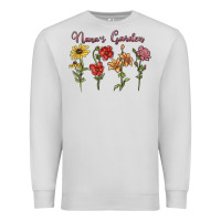 Dove Grey nana's garden Premium Sweatshirt - MaliasSmallBusiness