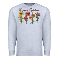 Heather Grey nana's garden Premium Sweatshirt - MaliasSmallBusiness