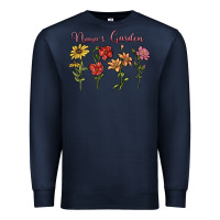 Navy nana's garden Premium Sweatshirt - MaliasSmallBusiness