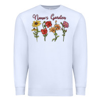 White nana's garden Premium Sweatshirt - MaliasSmallBusiness