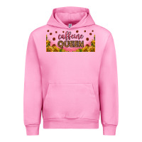 Fuchsia Pink caffeine queen 16oz libbey cup Urban Hoodie - HRA Design Shop