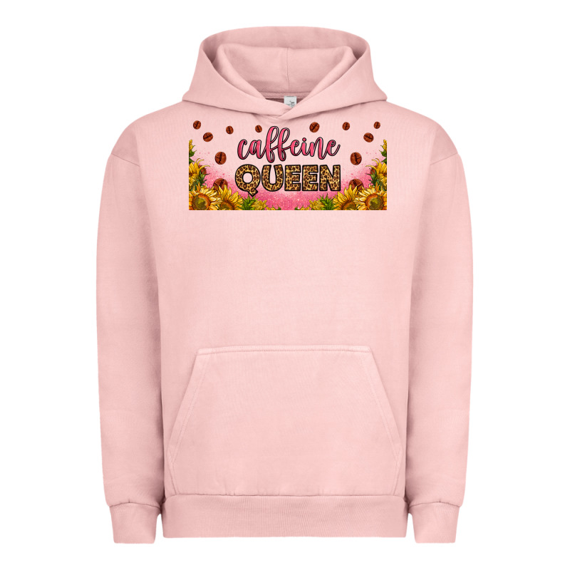 Caffeine Queen 16oz Libbey Cup Urban Hoodie by HRA Design Shop | Teevron