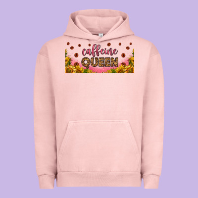 Caffeine Queen 16oz Libbey Cup Urban Hoodie Designed By Hra Design Shop