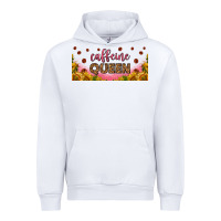 White caffeine queen 16oz libbey cup Urban Hoodie - HRA Design Shop