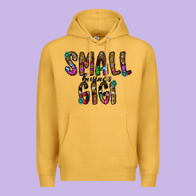 Small Business Gİgi Premium Hoodie Designed By Cowhidedigitalart