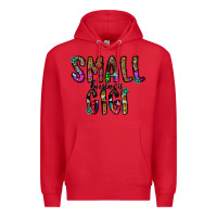 Red small business gİgi Premium Hoodie - CowhideDigitalArt