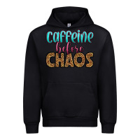 Black caffeine before chaos Urban Hoodie - HRA Design Shop
