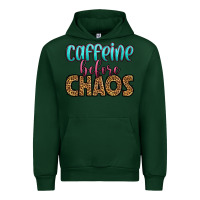 Forest Green caffeine before chaos Urban Hoodie - HRA Design Shop