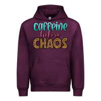 Mauve Wine caffeine before chaos Urban Hoodie - HRA Design Shop