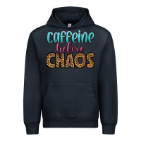 Navy caffeine before chaos Urban Hoodie - HRA Design Shop