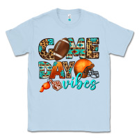 Dusty Blue game day vibes Classic Tee - BundleAndBundleShop