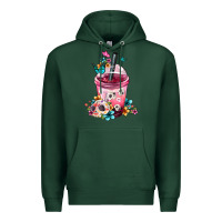 Sports Green mexican day of the dead skulls coffee cup Premium Hoodie - FaDigitalArtStudio