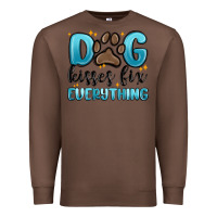 Chestnut dog kisses fix everything Premium Sweatshirt - MaliasSmallBusiness