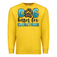Lemon dog kisses fix everything Premium Sweatshirt - MaliasSmallBusiness