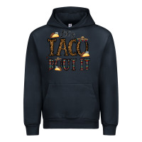 Navy let's taco bout it Urban Hoodie - CowhideDigitalArt