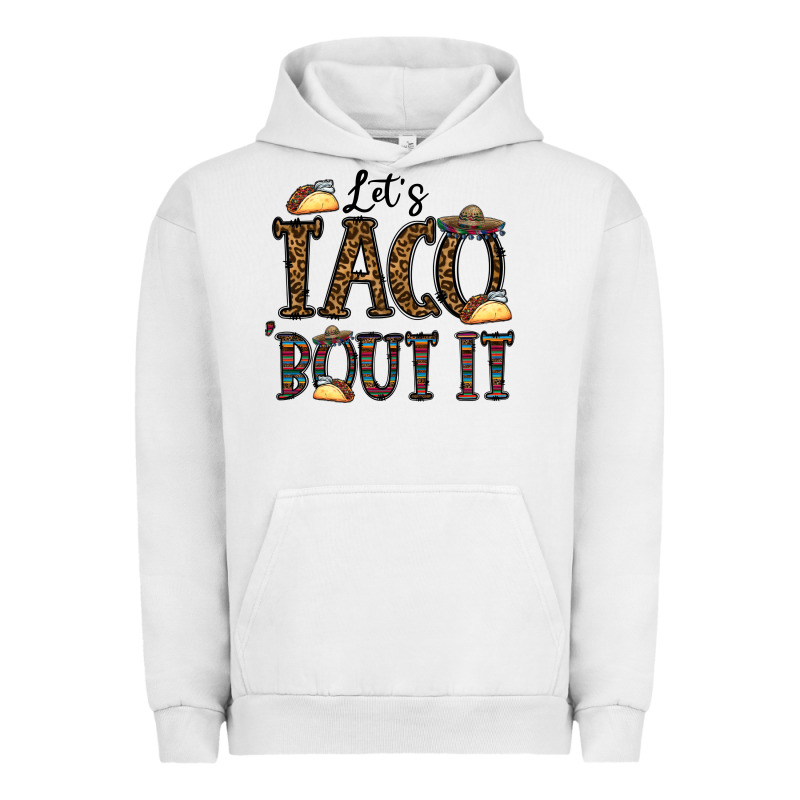 Let's Taco Bout It Urban Hoodie by CowhideDigitalArt | Teevron