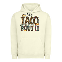 Pigment Pistachio let's taco bout it Urban Hoodie - CowhideDigitalArt