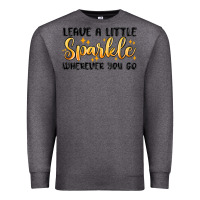 Charcoal Heather leave a little sparkle wherever you go Premium Sweatshirt - MaliasSmallBusiness
