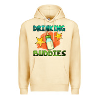 Pina Colada drinking buddies with baby bottle Premium Hoodie - HRA Design Shop