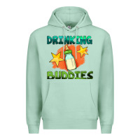 Seafoam drinking buddies with baby bottle Premium Hoodie - HRA Design Shop