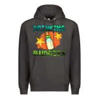 Smoke drinking buddies with baby bottle Premium Hoodie - HRA Design Shop