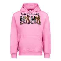 Fuchsia Pink mama to be called mama Urban Hoodie - CowhideDigitalArt