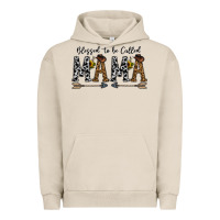 Pigment French Oak mama to be called mama Urban Hoodie - CowhideDigitalArt