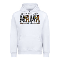 White mama to be called mama Urban Hoodie - CowhideDigitalArt