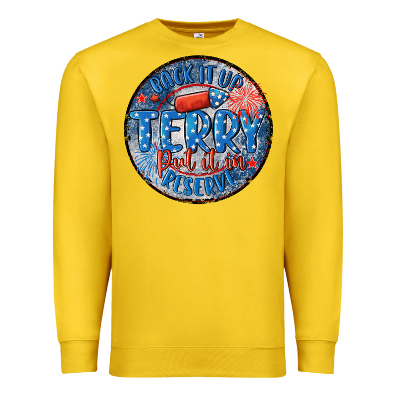 Back It Up Terry Put It In Reserve Premium Sweatshirt by MaliasSmallBusiness | Teevron