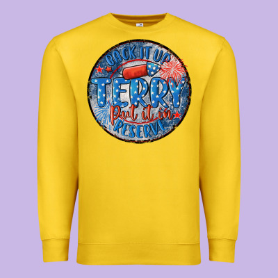 Premium Sweatshirt back it up terry put it in reserve