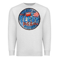Oatmeal Heather back it up terry put it in reserve Premium Sweatshirt - MaliasSmallBusiness