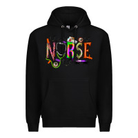 Black nurse halloween Premium Hoodie - RacoonDesign