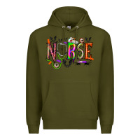 Army Green nurse halloween Premium Hoodie - RacoonDesign