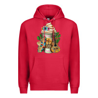 Cardinal mexican hot coffee cup Premium Hoodie - FaDigitalArtStudio