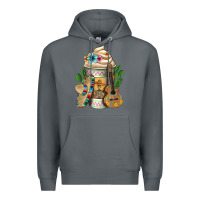 Rock mexican hot coffee cup Premium Hoodie - FaDigitalArtStudio