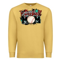 Antique Gold baseball mom Premium Sweatshirt - MaliasSmallBusiness
