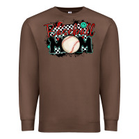 Chestnut baseball mom Premium Sweatshirt - MaliasSmallBusiness